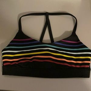 Cute colorful sports bra!